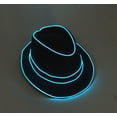 thumbnail image 4 of LINLIN LED Hat, LED Jazz Hat Flashing Fedora Hats Dancing Performance Bowler Hat Boys Girls Christmas Party Hats for Halloween Fancy Dress Party Cosplay Performance, 4 of 6