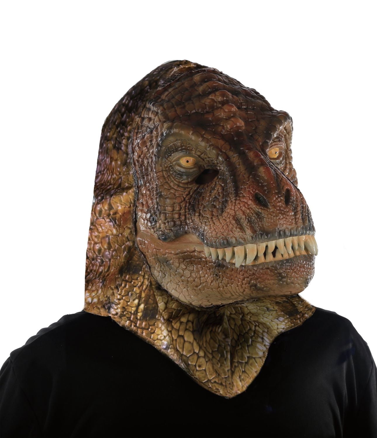 Way to Celebrate Adult Unisex Halloween Animalistic T-Rex Mask Costume Accessory