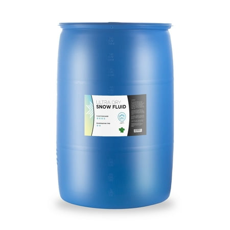 Froggy's Flakes® - ULTRA DRY - NO ODOR -55 Gallon Drum- Indoor Snow Juice Machine Fluid by Froggy's Fog® - (30-50 Foot Float / Drop)