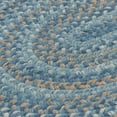 thumbnail image 2 of Colonial Mills  Westcott Indoor Space-dyed Wool Braided Area Rug Blue 6x9 6' x 9' Oval, 2 of 2
