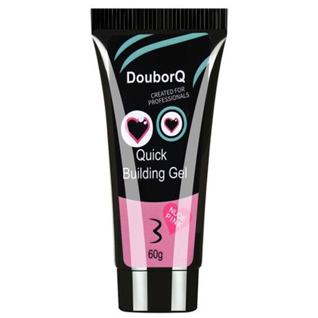 Pegamento para uñas de 60 ml, gel de construcción rápida, gel de gelatina cristalina, extensión de uñas, constructor de arte de uñas