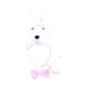 thumbnail image 4 of Conjunto de diadema con cola y pajarita de animal para disfrazarse, regalo de Halloween, cosplay para carnaval. conejo blanco, 4 of 7