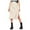 Beige, variant on UFOUND Womens High Waist Skirt Solid Color Satin Skirt Zipper Elegant Skirt Comfy