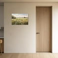 thumbnail image 4 of ZHONGYUTONG Retro Landscape Wall Art Wildflower Field Meadow Painting Prints French Country Canvas Pictures Rustic Botanical Farmhouse Wall Decor Framed (24.00" x 36.00"), 4 of 6
