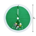 thumbnail image 3 of Peanuts Gang 48" Embroidered Applique Tree Skirt, 3 of 4