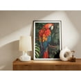 thumbnail image 2 of Jungle Macaw Poster Tropical Bird Art Print Exotic Animal Wall Decor Colorful Nature Decor - Poster Unframed, 2 of 3