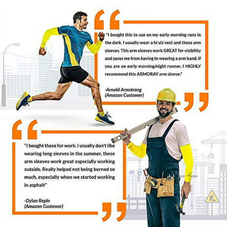 ARMORAY Arm Sleeves for Men Women Basketball Golf Running Football