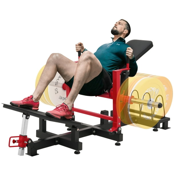 syedee Glute Bridge Machine, Heavy Duty PlateLoaded Hip Thrust Machine