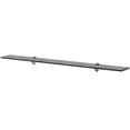 thumbnail image 1 of vidaXL Floating Shelf Glass 100x20 cm 8 mm, 1 of 3