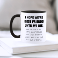 thumbnail image 4 of Funnil Best Friend Birthday Gifts for Women Ceramic Coffee Mugs for Home or Kitchen,11oz Black, 4 of 5