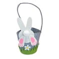 thumbnail image 1 of Cesta de Pascua con forma de conejito, bonitas bolsas de Pascua con orejas de conejo para buscar huevos de Pascua, decorar y guardar dulces., 1 of 6