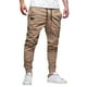 thumbnail image 1 of Pantalones informales de corte recto y cintura media para hombre - Largo completo, botones/bolsillos decorativos - Algodón - Tallas M-XXXL, 1 of 2