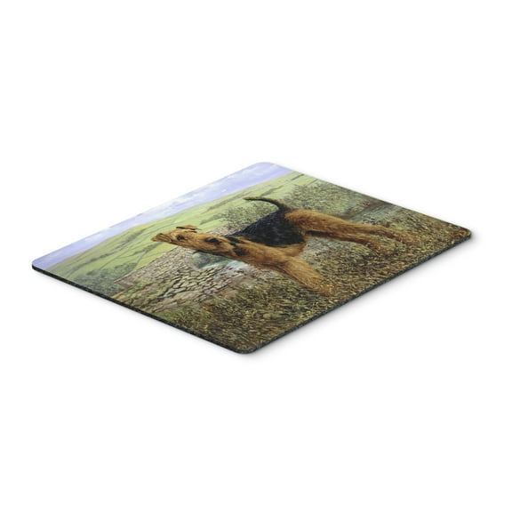 Airedale Terrier The Kings Country Mouse Pad Hot Pad or Trivet