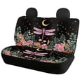 thumbnail image 2 of FOR U DESIGNS Dragonfly Flower Moon Star Pattern Seat Cover for Cars Wear-Resistan Car Seat Cushion Non-Fading Split Bench Compatible Car Interior Covers Fits Most Auto SUVs Trucks Vans, 2 of 7