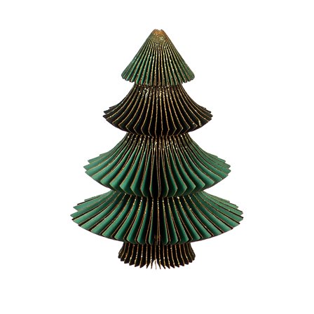 6" Natural Fiber Foldable Tree Table Décor