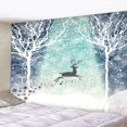 thumbnail image 3 of Venta al por mayor Navidad DIY 3D impreso digital karol g Santa Claus trineo Reno tapiz Navidad decorar, 3 of 4