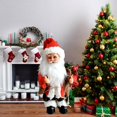 thumbnail image 4 of Noel Con Sombrero Y Bolsa De Regalo Canto Baile Navidad Papá Noel Juguetes Navidad Muñecas Eléctricas Regalo De Navidad Para Amigos Y Niños Serendint HA043404-02, 4 of 6