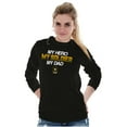 thumbnail image 4 of US Army Logo My Dad Hero Soldier Unisex Plus Size Long Sleeve Tee Shirt Brisco Brands 3X, 4 of 5