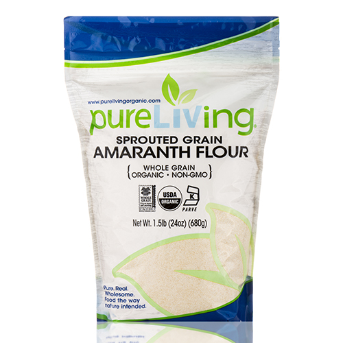 Sprouted Amaranth Flour 24 oz (680 Grams) by Pure Living Walmart