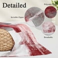 thumbnail image 6 of Red Grey Oil Painting Body Pillow Cover, Pillowcase Protectors with Zipper, Breathable Decorative Throw Pillow Case Cover, Abstract Modern Street Smear Art Pillow Shams for Couch Sofa 24x36Inch, 6 of 8