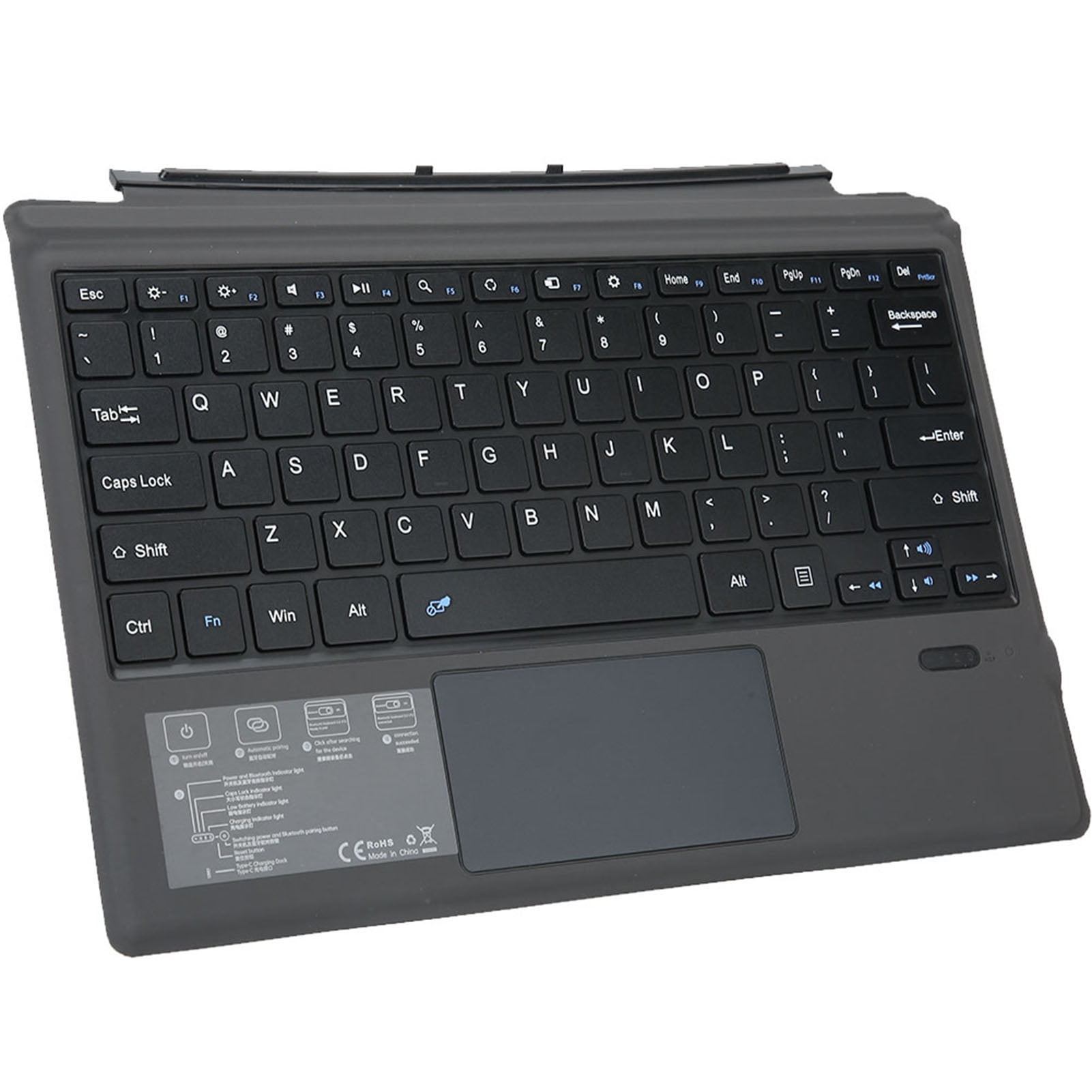 Bluetooth Wireless Magnetic Absorption Slim Keyboard For Microsoft surface pro3/4/5 Tablet PC