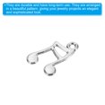 thumbnail image 5 of Unique Bargains Metal Pendants Drops, 100 Pack Musical Note Shape Mini Pendant for Jewelry Making DIY, Silver, 5 of 5