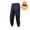 #Dark Blue, variant on DPTALR Men's Thermal Solid Color Jogger Pants with Elastic Waist and Sport Pockets,Black Big and Tall Men S