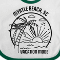 thumbnail image 4 of Inktastic Summer Vacation Mode Myrtle Beach South Carolina Boys or Girls Baby Bib, 4 of 4