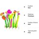 thumbnail image 5 of Juego de bolígrafos con diseño de flores de fantasía (10 unidades), color negro, 0,5 mm, estilo de pelo aleatorio, bolígrafo de tinta de gel, regalo para estudiantes y niños escolares de Tily, 5 of 5