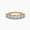 YELLOW GOLD, variant on Goldhartz 1 Ct. Moissanite Diamond Seven Stone Band Ring for Women in 925 Sterling Silver