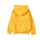 thumbnail image 5 of Sudadera con capucha Jumpingount de color sólido Hombre Casual Sport Manga larga XL Amarillo, 5 of 7