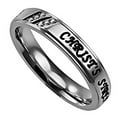 thumbnail image 2 of PHILIPPIANS 4:13 Christian Ring Stainless Steel with CZ Stones, 2 of 3