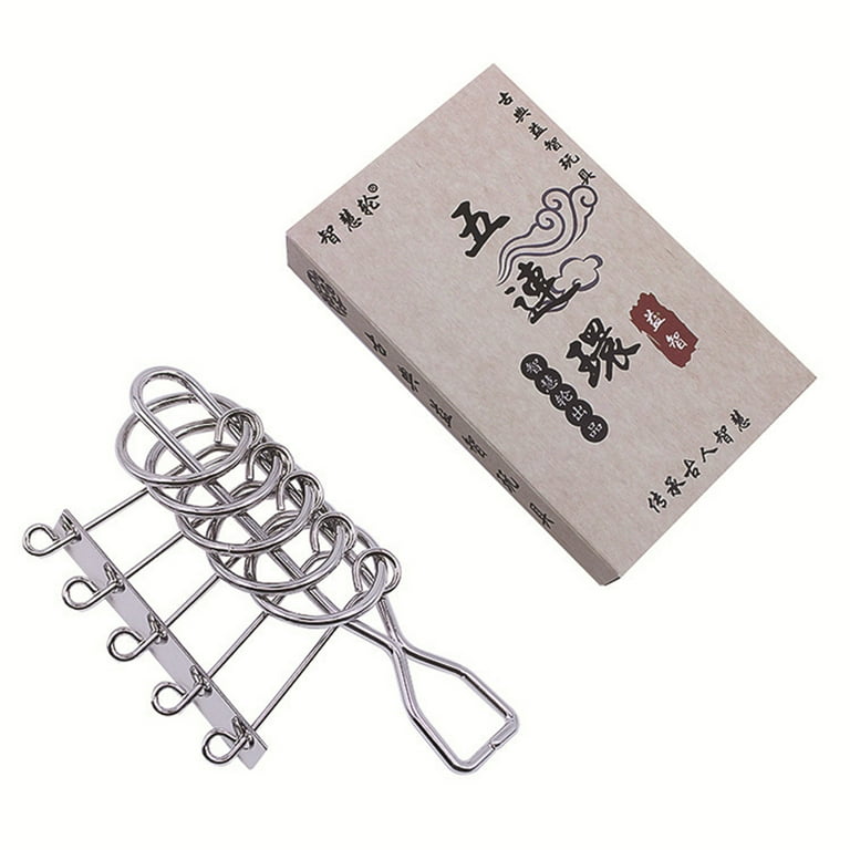 Kids Puzzles Brain Puzzle Buckle Chinese Ring Puzzle