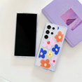 thumbnail image 4 of SaniMore Case for Samsung Galaxy S23 Ultra (6.8" 2023), Little Fresh Flower Backplane Transparent Anti-yellow for Girls Women Slim Fit Lightweight Shockproof Anti-fall Shell, E-Plum Blossom, 4 of 8