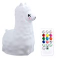 thumbnail image 1 of Luz nocturna suave para niños, lámpara de noche de silicona, lámpara de lactancia para bebés con cambio de 7 colores, control remoto oso de fresa  Electrónica, 1 of 4