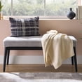 thumbnail image 4 of Better Homes & Gardens Colton 44" Upholstered Accent Bench, Gray, 4 of 13