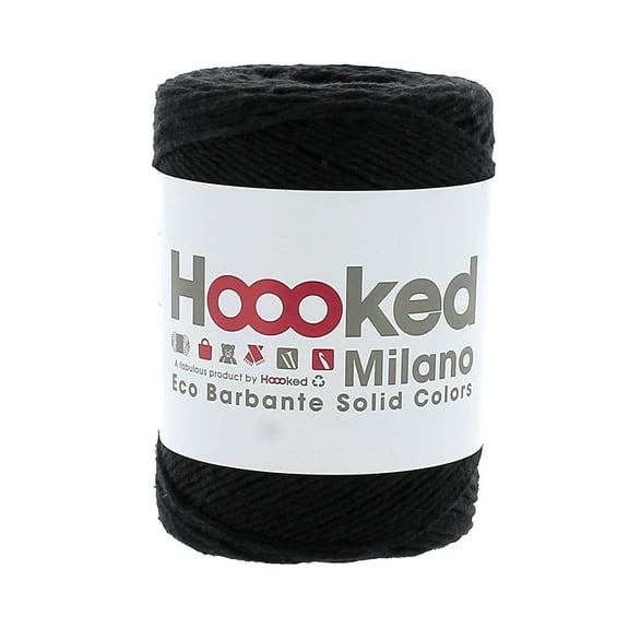 Eco Barbante Milano Cotton Yarn - 204m, 200g (Noir)
