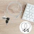 Tersarium 2 Sets Laptop Locking Cable Keyed Cable Lock Security