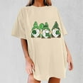 thumbnail image 5 of Birdeem Fashion Woman Solid Round-Neck Print Short Sleeve T-Shirt Printing Loose Blouse Tops, 5 of 5