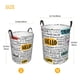 thumbnail image 3 of Fotbe Hello Cesto de Ropa con Asas, Cesto Impermeable de Gran Capacidad, Bolsa de Lavado para Dormitorio, Cesto de Ropa con Ruedas y Asas-Small, 3 of 6