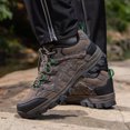 thumbnail image 3 of Hiking Shoes Men Non Slip Outdoor Climbing Trekking Fishing Work Shoes Lace up Breathable Sneakers, 3 of 9