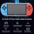 thumbnail image 3 of Juegos de Consola de Mano Player, 1500 Mah Joystick Dual 5.1 Pulgadas Consola de Juego Handheld Múltiples Juegos Hd Entretenimiento Coneuriculares Para Niños para Casa, 3 of 7