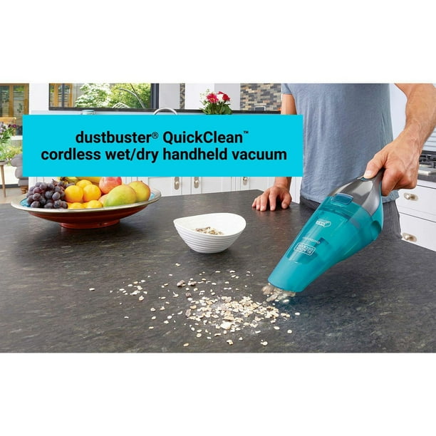 Dustbuster Aspiratore Portatile A Mano Bagno/aspirapolvere Senza Fili HNVC215BW52 – Turchese