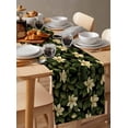 thumbnail image 3 of Hokiten Table Runners 120 Inches Long Dress Scarves, Flower Leaf Farmhouse Coffee/Dining/Kitchen Table Runner for Living Room, Plant Branch Green Botanical Cottagecore 13x120 Inch, 3 of 7