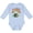 AE-Light Blue, variant on Gigi's Treasure St. Patrick's Day Rainbow and Gold Boys or Girls Long Sleeve Baby Bodysuit