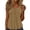 Khaki, variant on Tank Tops for Women Ruffle Peplum Cute Cami Shirt Sweetheart Neckline Wide Strap Summer Dressy Casual Blouse