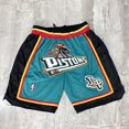 thumbnail image 1 of Jersey Shorts, Lakers Raptors Magic Hot Retro Dense Rust Pocket Training Pants, Men's And Women's Sports Shorts-Vinsniv, 1 of 3