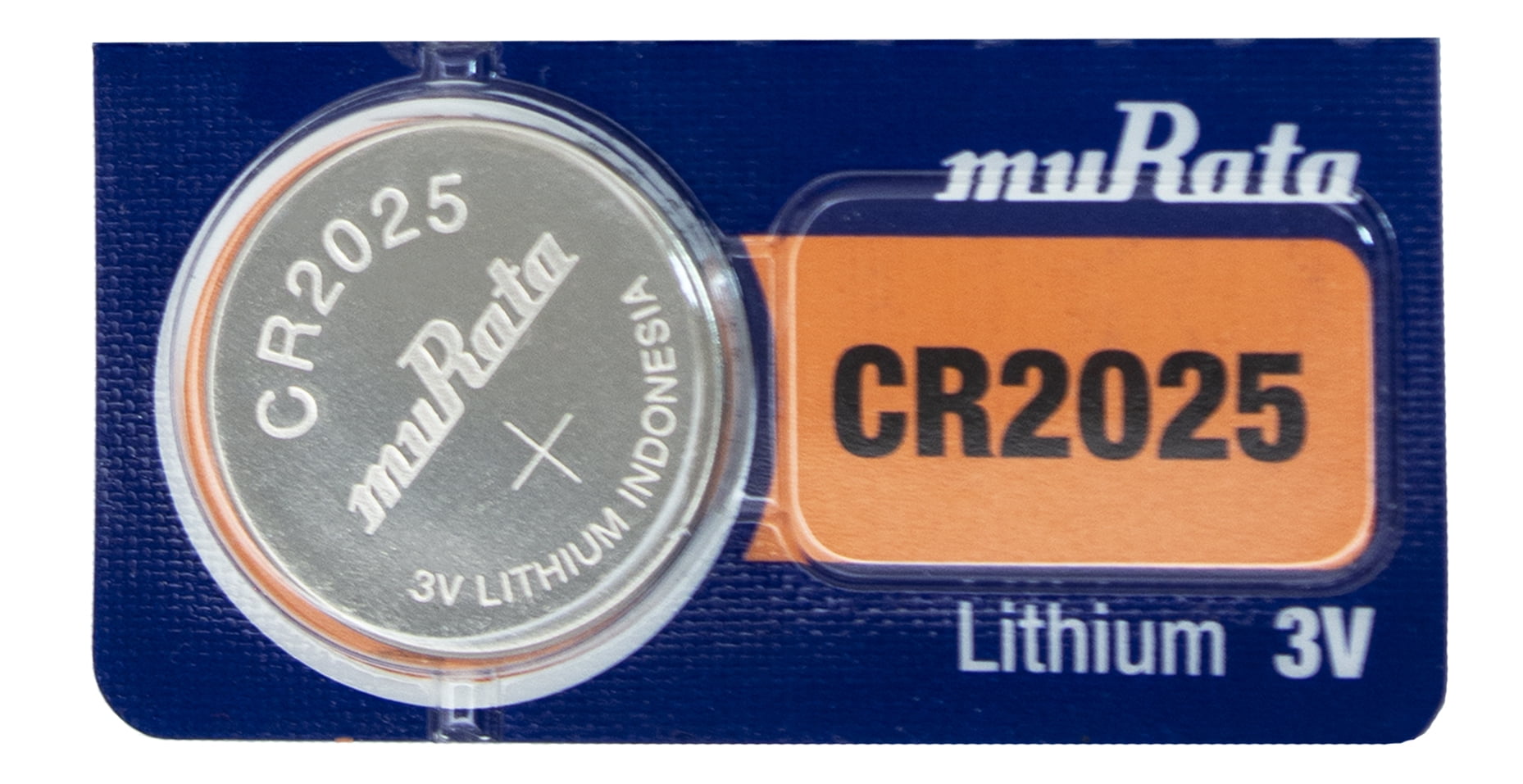 Sony Murata CR2025 3V Lithium Coin Battery 2 Pack + FREE SHIPPING