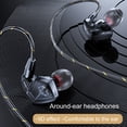 thumbnail image 2 of HEVIRGO In-ear Subwoofer Noise Reduction Sports Headset with Mic Hifi Music Earplug, 2 of 10