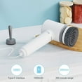 thumbnail image 4 of Vrorvz Rechargeable Electric Cleaning Brush for Bathroom Tiles Floor Bathtub and Kitchen with 2 Replaceable Heads Portable Lightweight Design Easy to Use Powered by 4 AA Batteries, 4 of 8